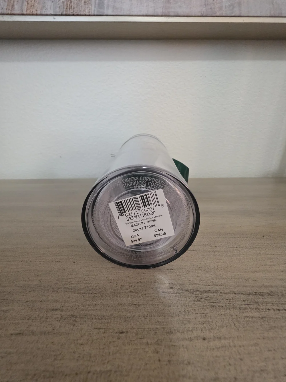 Green Hello Kitty Double Wall Tumbler with Straw NWT